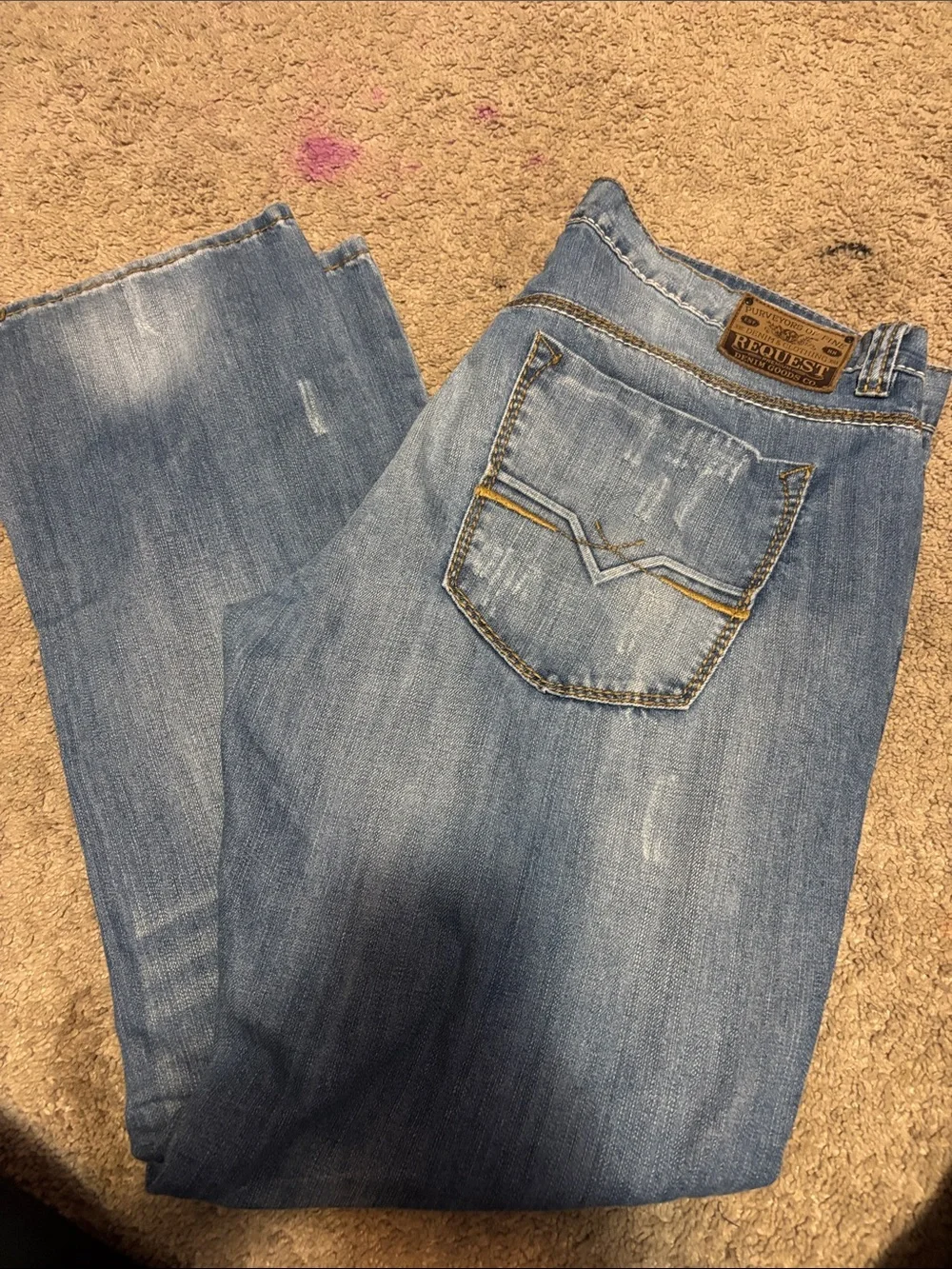 Y2K Light Blue Men’s Bootcut Jeans